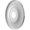 Ekena Millwork Berkshire PVC Medallion (Canopies up to 7"), 16"OD x 3 1/2"ID x 1"P, Textured Metallic Galaxy CMP16BEAGX - alternate 4